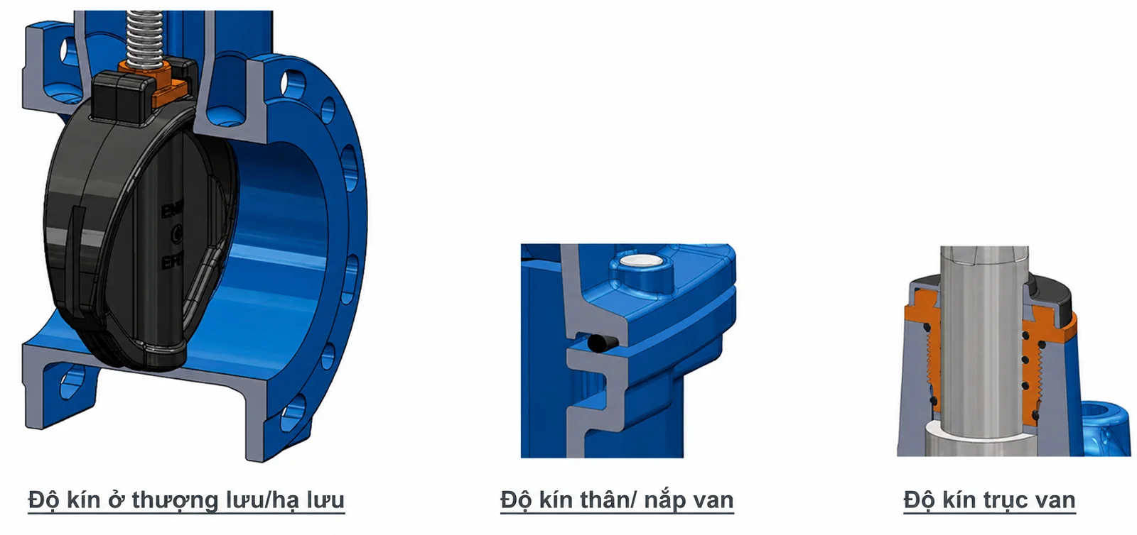 Van Cổng Đệm Đàn Hồi Tecofi PN10/16 gang dẻo GGG50 EN 558-1