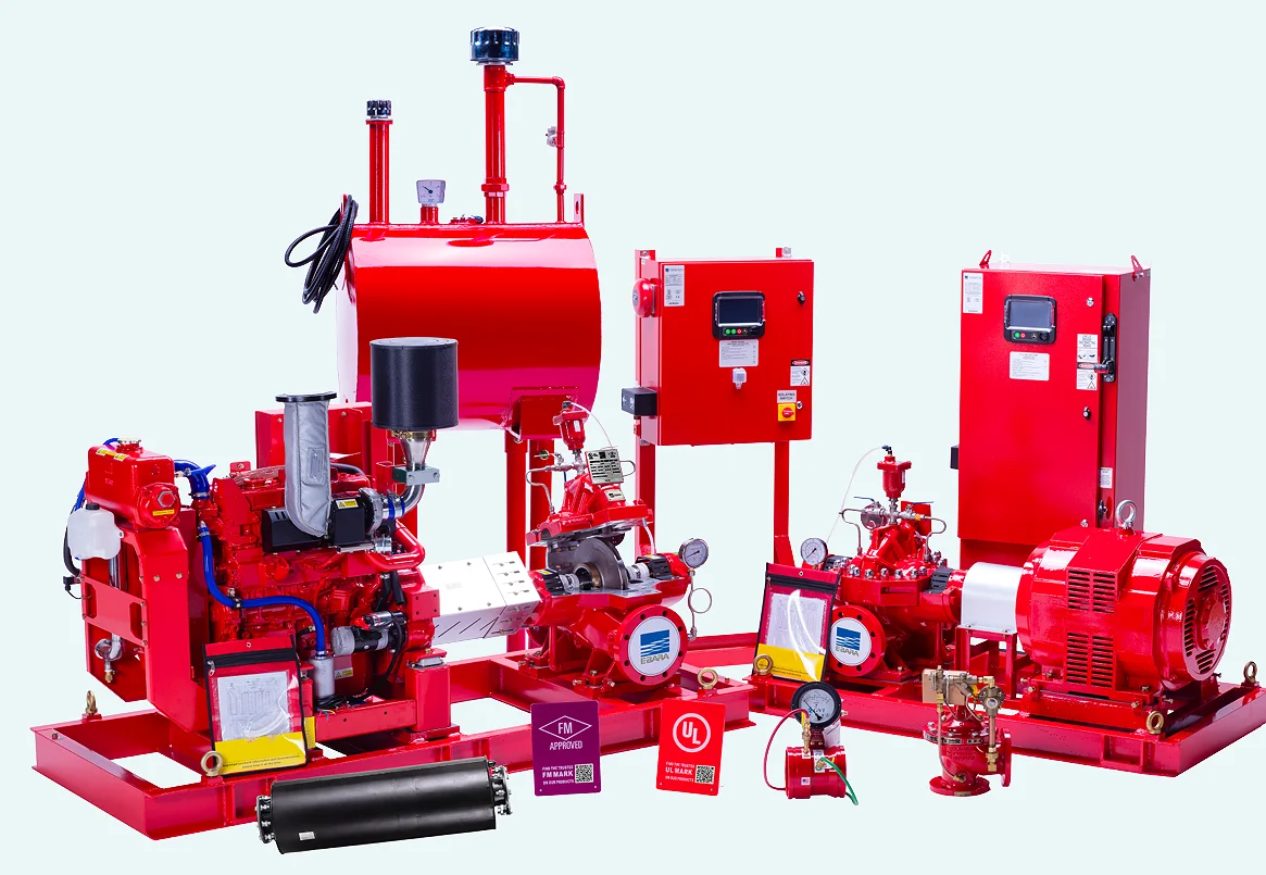 Bơm đầu rời PCCC Ebara CNPA đạt chuẩn NFPA20 và ULFM