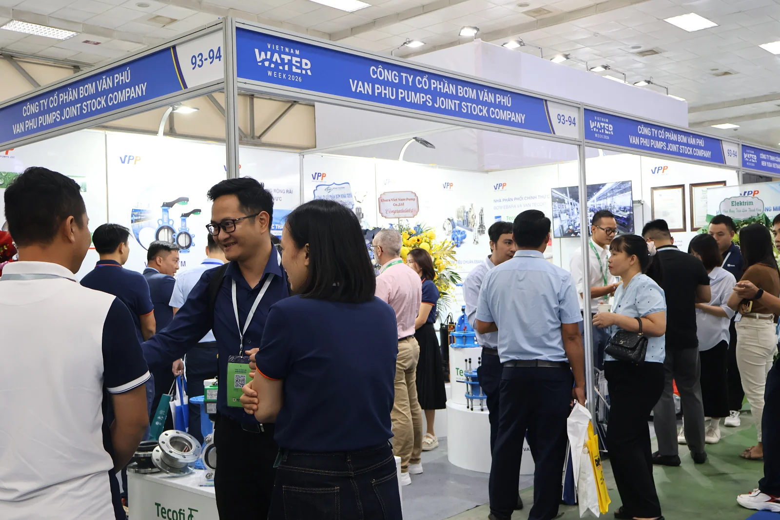 Công ty Cổ phần Bơm Văn Phú ghi dấu ấn tại Vietnam Water Week 2026 với giải pháp hệ bơm tăng áp thông minh