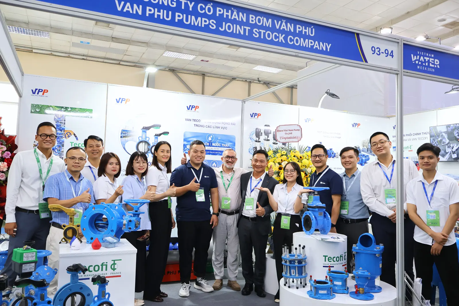 Công ty Cổ phần Bơm Văn Phú ghi dấu ấn tại Vietnam Water Week 2026 với giải pháp hệ bơm tăng áp thông minh